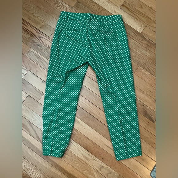 Green and white Gap cropped pants in excellent used condition - Picture 5 of 6